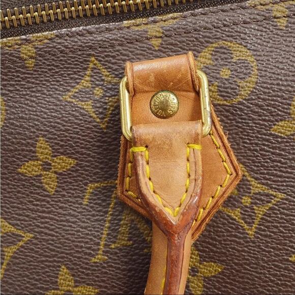 AUTHENTIC LOUIS VUITTON SPEEDY 30 HANDBAG PURSE MONOGRAM CANVAS VI8911 W/PADLOCK - Picture 13 of 16